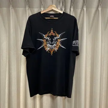 할리데이비슨 티셔츠 구제 의류 XL 사이즈