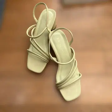 BIMARCS 레몬 컬러 스트랩 샌들 22.5cm