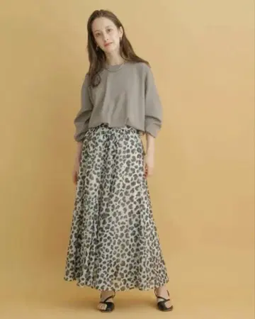 아르페쥬 스토리 오리지널 레오파드 스커트