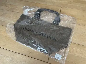 DEAN & DELUCA 메쉬 토트백 골드 S 딘&델루카