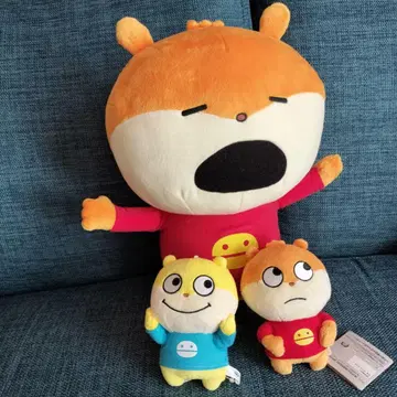 쥐 봉제 인형 3종 세트