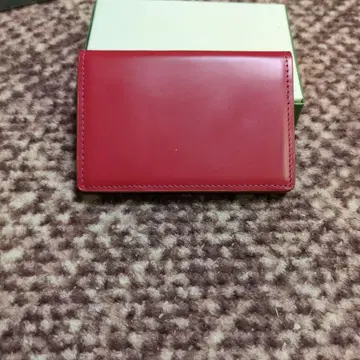 FRARE 코도반 명함지갑 빨간색