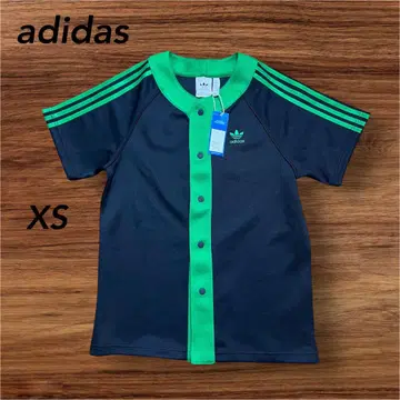 새상품 아디다스 아디다스 베이스볼 셔츠 여성용 XS 그린