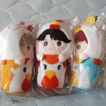 미세스 그린 애플 가라아게쿤 봉제 인형 키체인 3종 세트