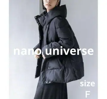 nano universe 블랙 다운 자켓 미들