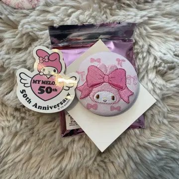 마이멜로디 시크릿 자수 캔뱃지
