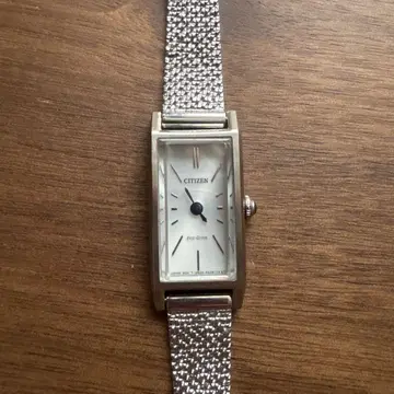 CITIZEN Eco-Drive 실버 메쉬 밴드 시계