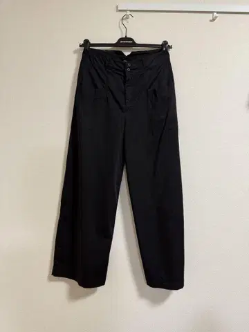 TRANSIT 블랙 와이드 팬츠