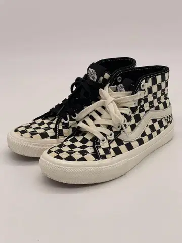Vans sk8-hi decon 체커 패턴 하이컷 스니커즈