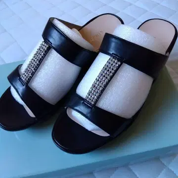새상품 BENEBIS 블랙 비쥬 뮬 23cm