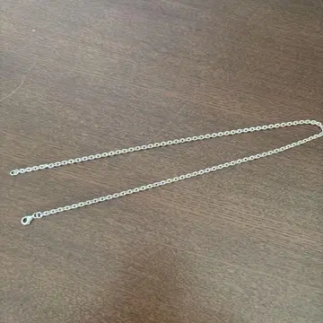 실버 925 4면 컷 팥 체인 3mm 45cm