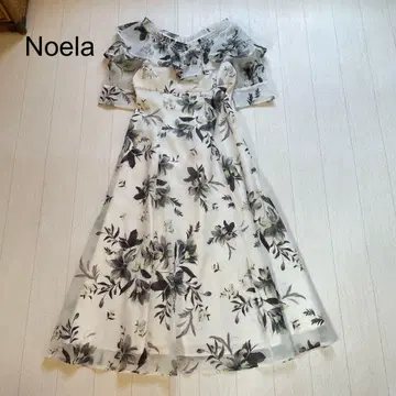 Noela 프릴 플라워 원피스 그레이 M