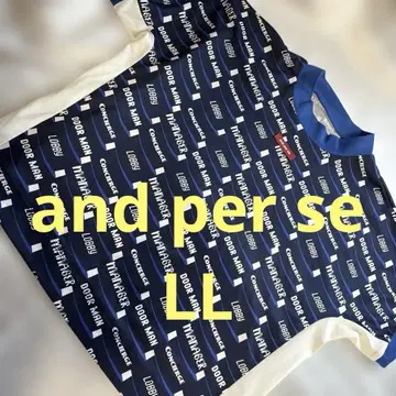 앤퍼시 모크넥 네이비 패턴 LL