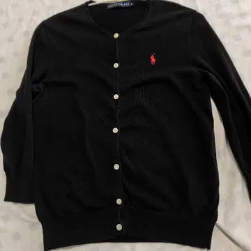 Ralph Lauren 블랙 가디건 L