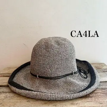 CA4LA 그레이 스트로우 햇