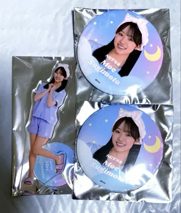 NGT48 스기모토 모에 아크릴 스탠드 & 캔뱃지