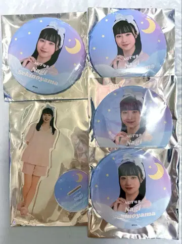 NGT48 세키노야마 나기 아크릴 스탠드 & 캔뱃지