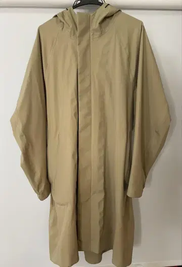 Helly Hansen 후드 부착 롱 코트 베이지