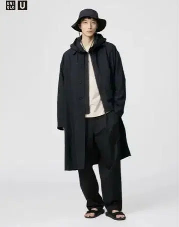 오버 사이즈 스텐카라 코트 UNIQLO U M 사이즈 유니클로 u