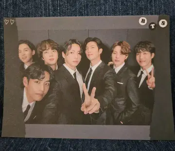 재고 2개. BTS 올 메모장 20매 한국제 제작자
