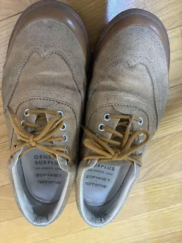 SOPHNET. GENERIC SURPLUS 스웨이드 신발
