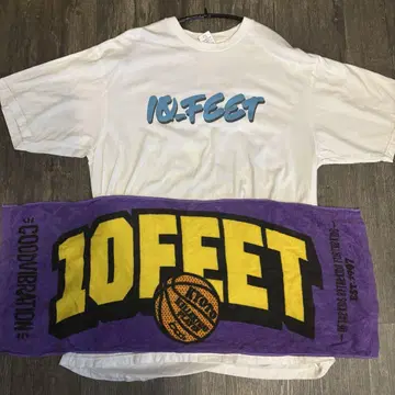 10-FEET 티셔츠 & 타월 세트 XXL 사이즈