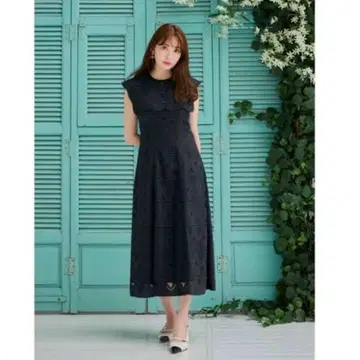 herlipto Saint Germain 레이스 드레스 블랙 S