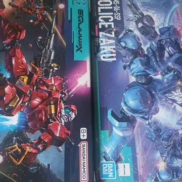 HG 경 캐논 + HG 군경 자쿠