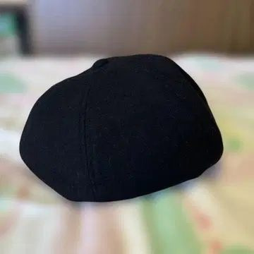 UNNAMED HEADWEAR 6 PANEL BERET 블랙 베레모