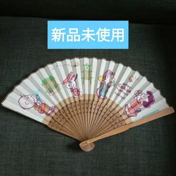 스누피 찻집 가와고에 한정판 부채 케이스 포함