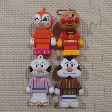 호빵맨 블록 라보 인형 4개 세트