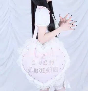 AVENCHUMU 핑크 화이트 백