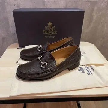 Berwick 비트 로퍼 주름 가죽 24.5cm 5427CISG