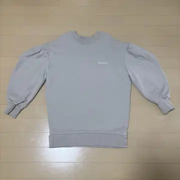 보더스 앳 발코니 맨투맨 볼륨 슬리브 베이지 36