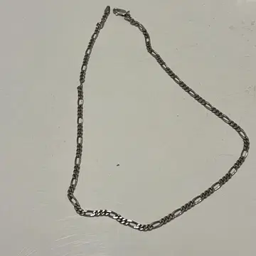 피가로 체인 목걸이 실버 남성용/여성용 45cm 3mm 폭