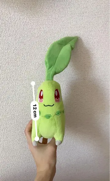 포켓몬 치코리타 그린 컬러 봉제 인형 12cm
