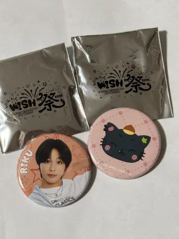 NCT WISH 2025 일본 펜미 WISH 축제 랜덤 캔뱃지 리쿠