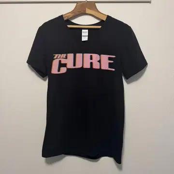 후지록 2019 THE CURE 네온 로고 블랙, 티셔츠