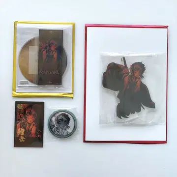 귀멸의 칼날 다이닝 무한성 편 캔뱃지 폴라로이드 아크릴 코스터 카이가쿠