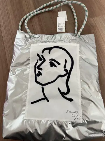 Nikoand 실버 에코백