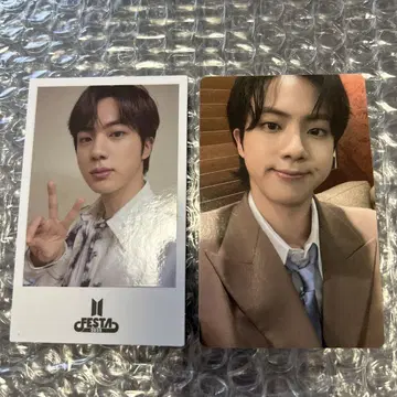 BTS 2025 FESTA 페스티벌 구매자 혜택 트레이딩 카드 JIN