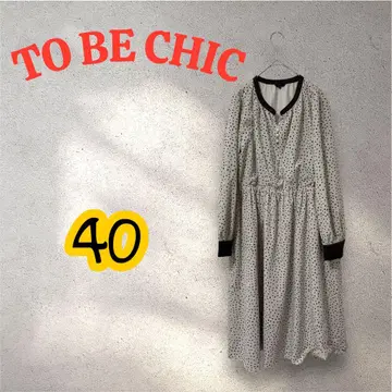 TO BE CHIC 투 비 시크 도트 무늬 원피스 40