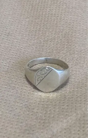 유럽 빈티지 시그넷 반지 silver925 인그레이빙