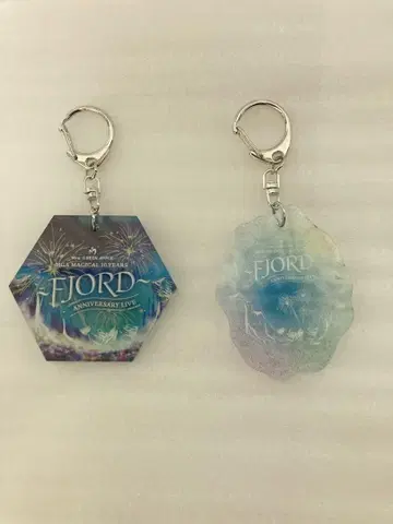 미세스 FJORD 피요르드 가챠 아크릴 키링 A와 B 2개 세트