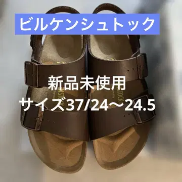 버켄스탁 BIRKENSTOCK Milano 37 다크 브라운
