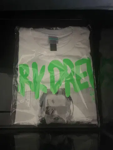 US 산겐자야 MRK DREW 그래픽 티셔츠 화이트