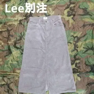 Lee 별주 굵은 폭 코듀로이 롱 스커트 빔즈 보이 차오패닉