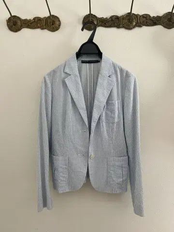 90s POLO 랄프 로렌 시어서커 테일러드 자켓 스트라이프