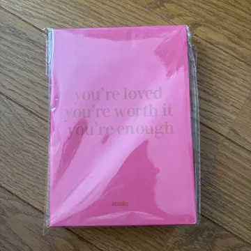 Rose popup 일본 한정판 굿즈 노트 rosepink
