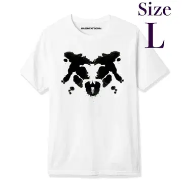L 사이즈 MASSIVE ATTACK RORSCHACH T-SHIRT
